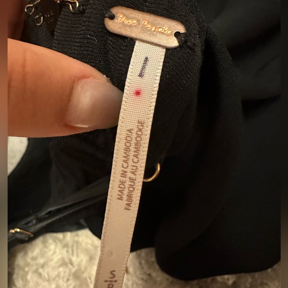 Free People Black Mini Dress - Picture 3 of 3